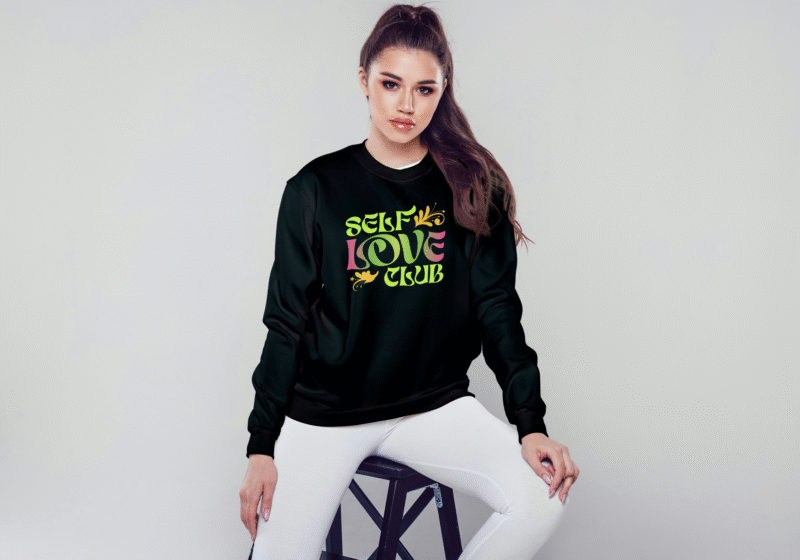Buzo Hoodie 'Self Love' BeDonato en modelo urbano consciente
