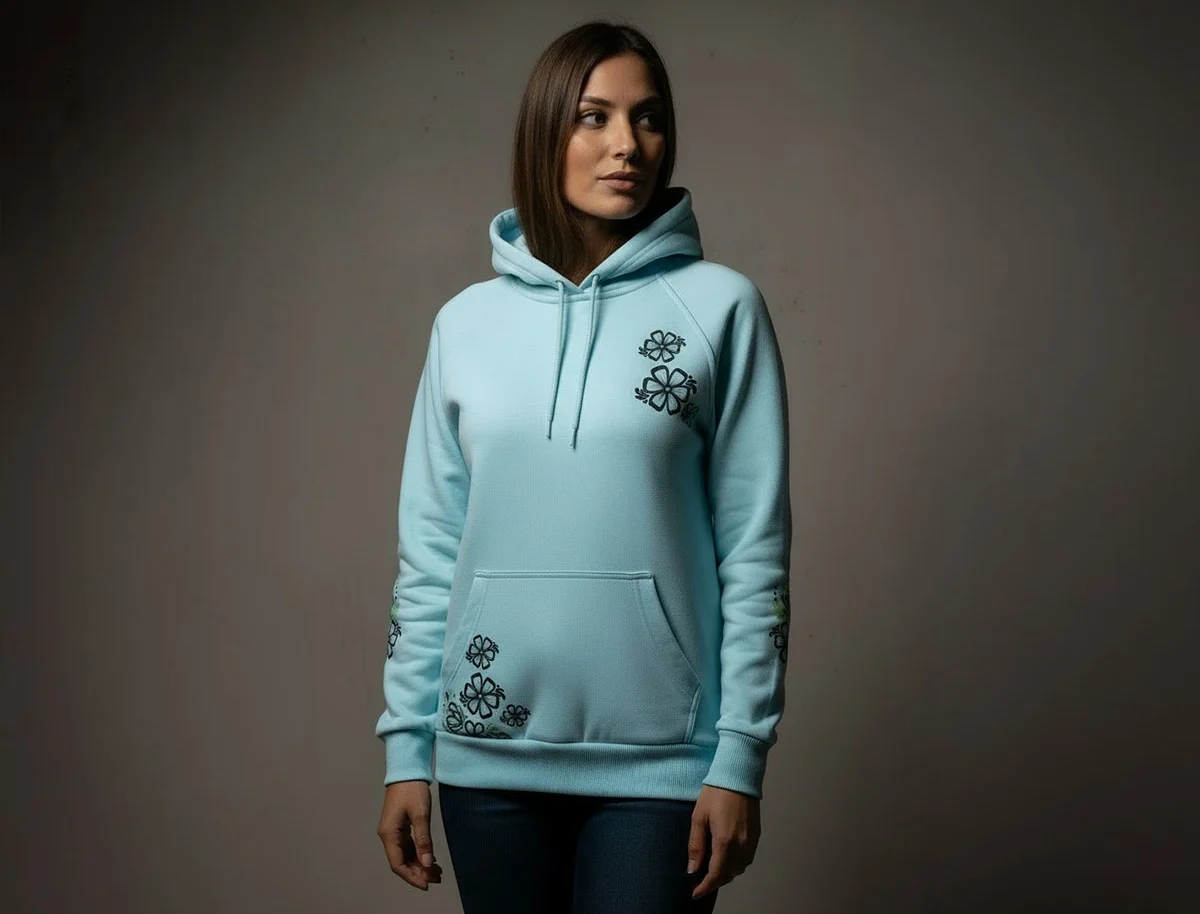 Buzo ‘Art Garden’ con Estampado Floral Sublimado